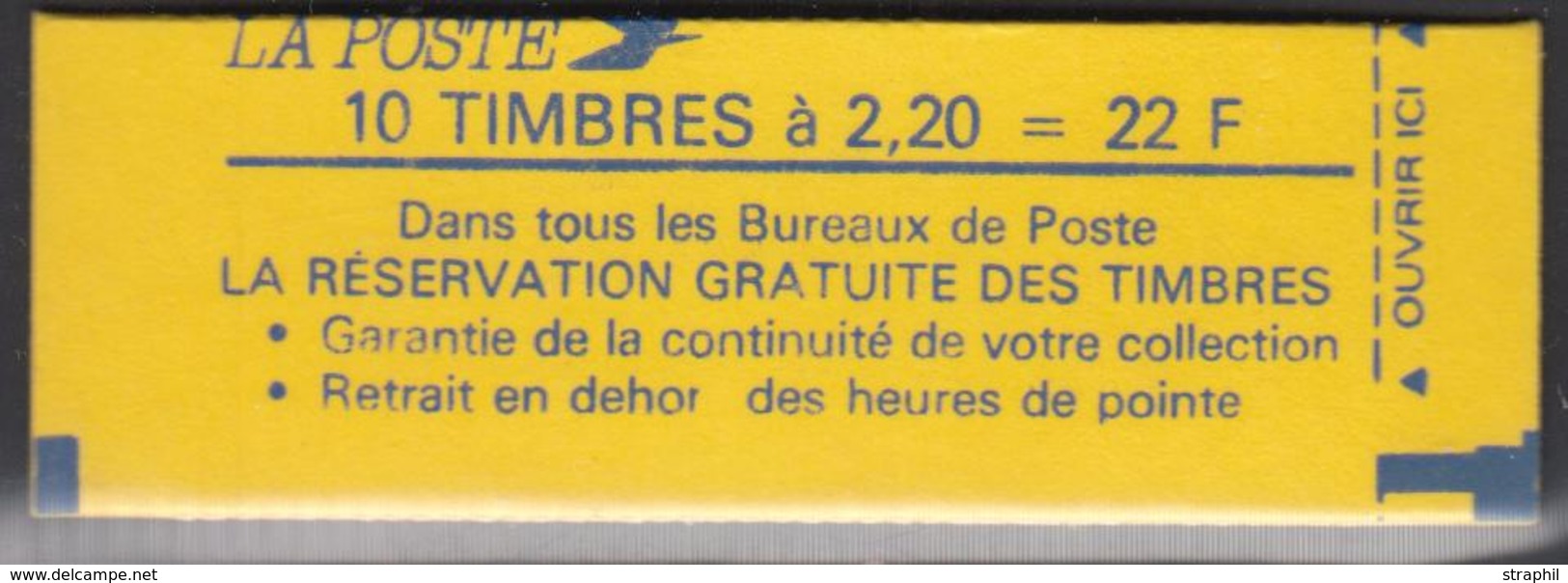 ** CARNETS N°2376 C11a - Sans "S" à Dehors - TB - Ungebraucht