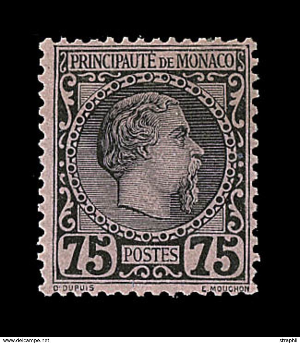 * N°8 - 75c Noir S/rose - TB - ...-1885 Prephilately