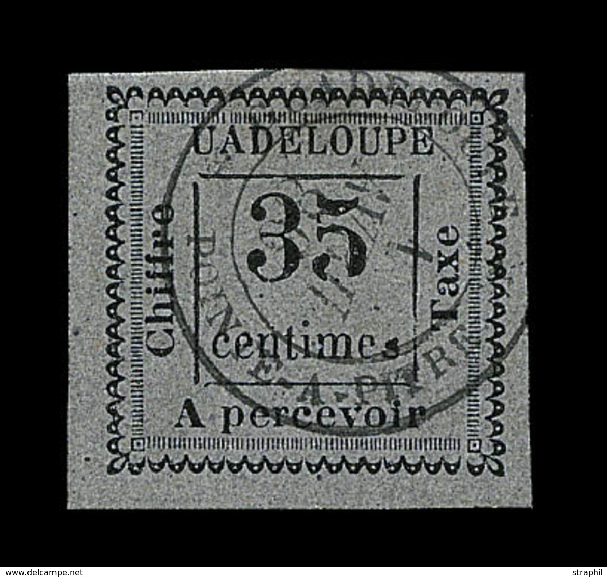 O TAXE N°11a - Variété "UADELOUPE" - Obl. Càd - TB - Autres & Non Classés