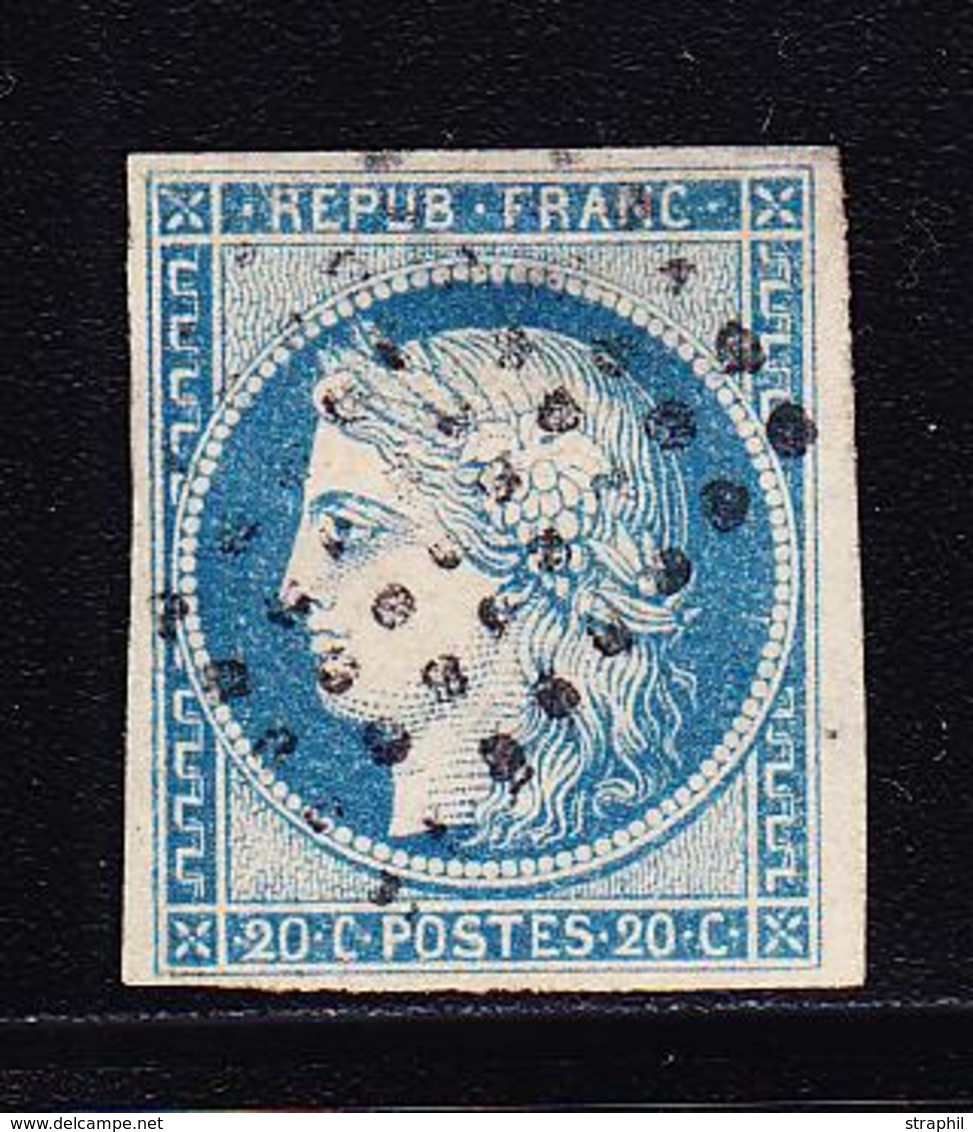 O N°12 - 20c Bleu - Obl. Los. Points - Clair - Aigle Impérial