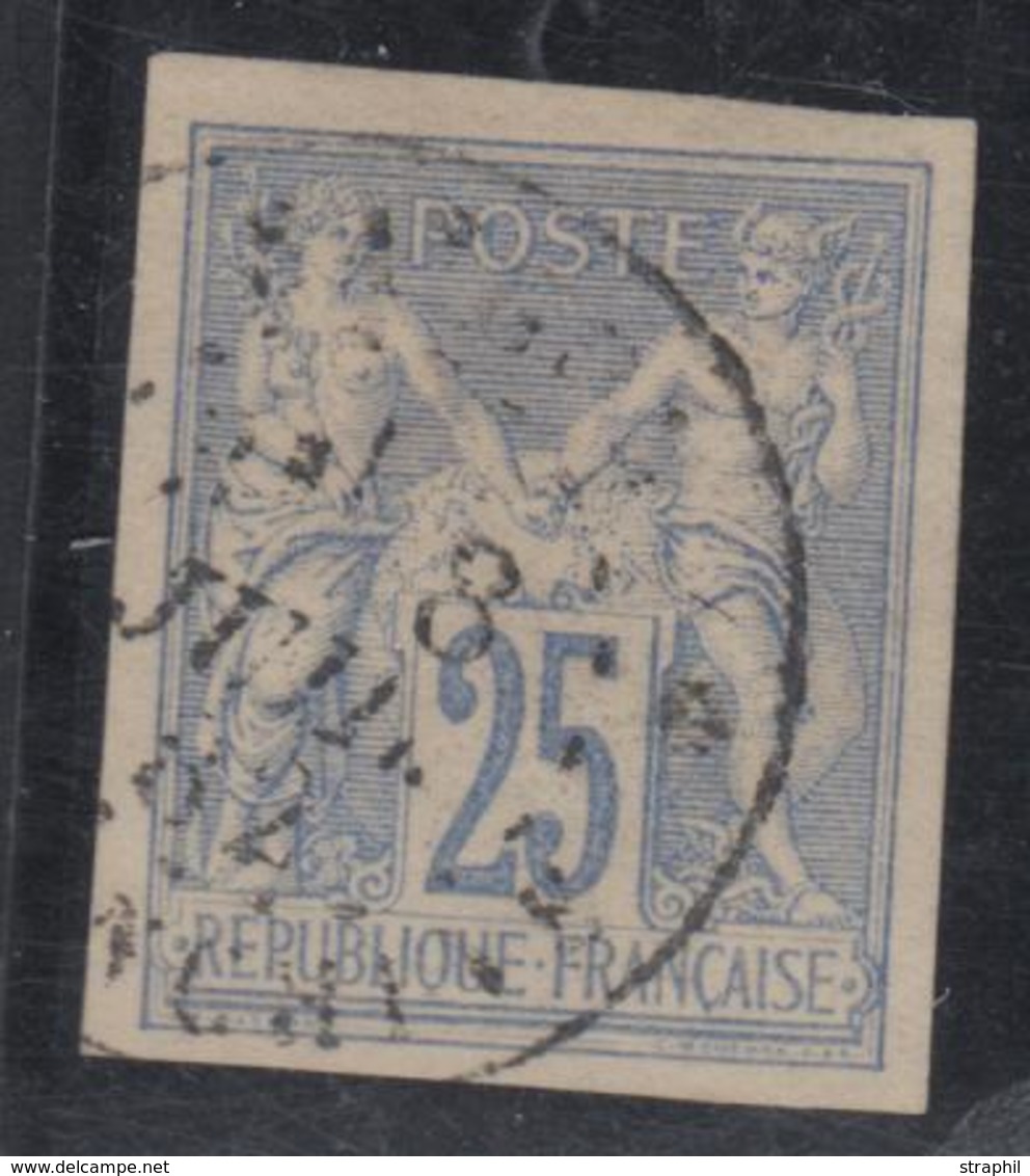 O N°35 - 25c Bleu - TB - Eagle And Crown