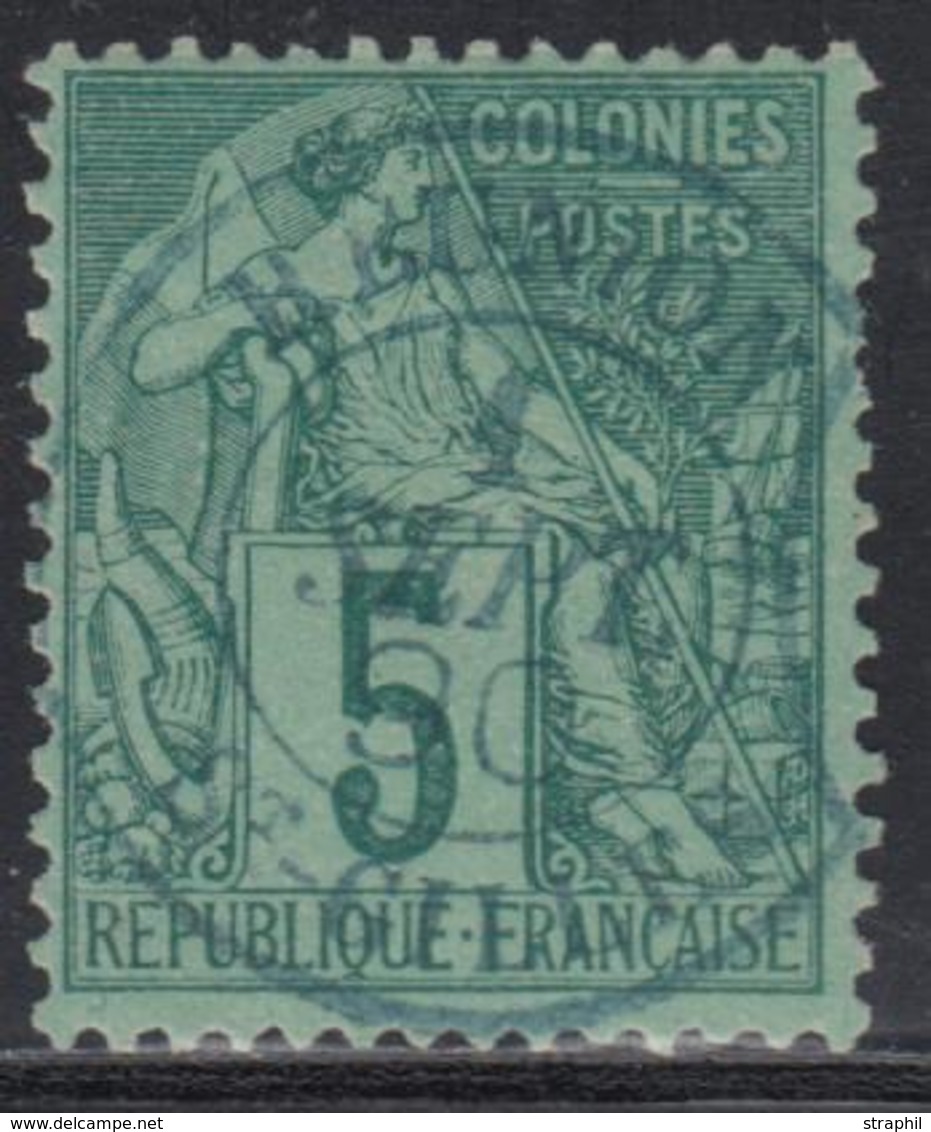 O N°49 - 5c Vert - Obl. ST Gilles/REUNION - TB - Eagle And Crown