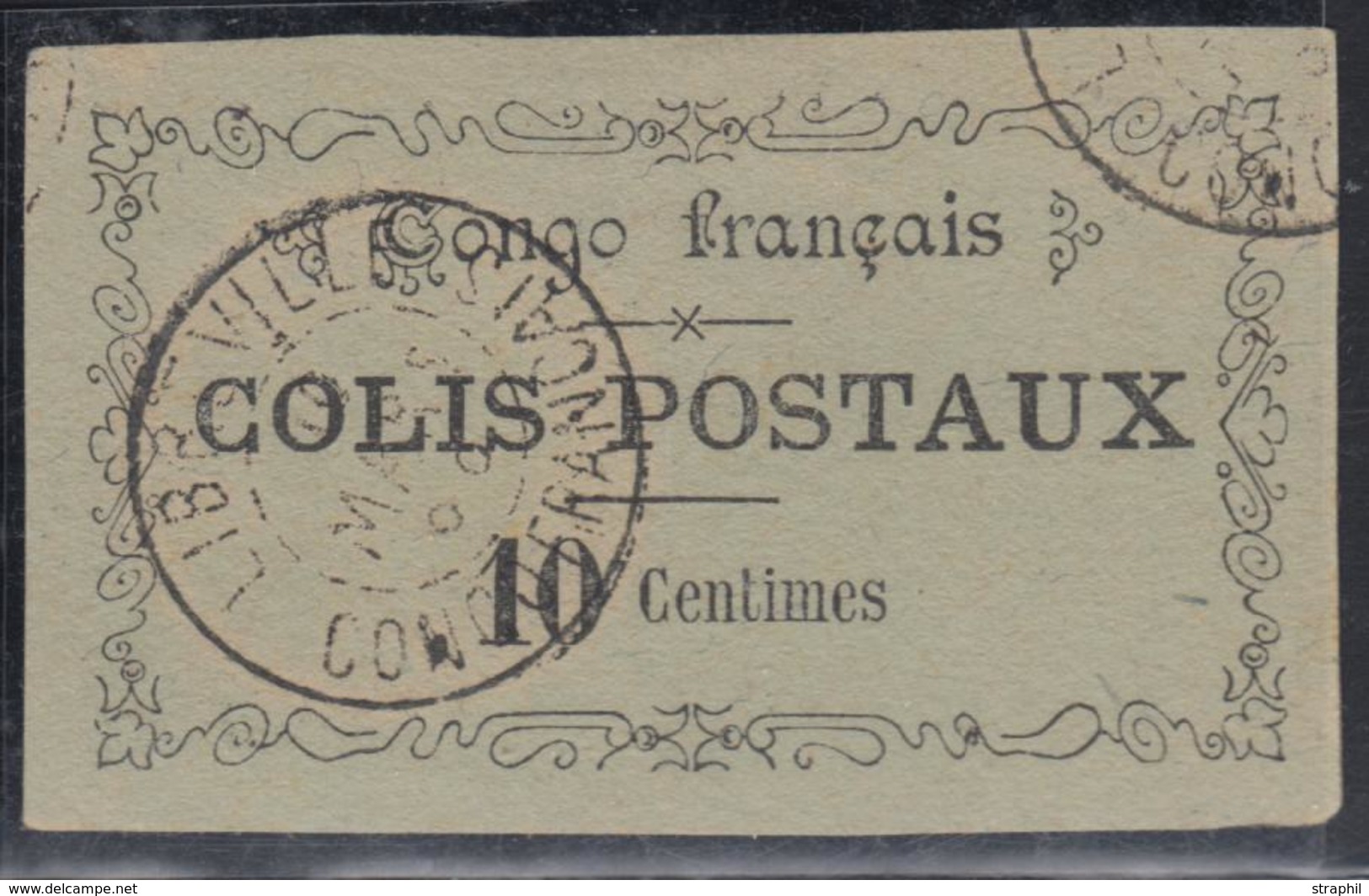 O COLIS POSTAUX N°1 - 10c Noir S/vert - Clair - Other & Unclassified