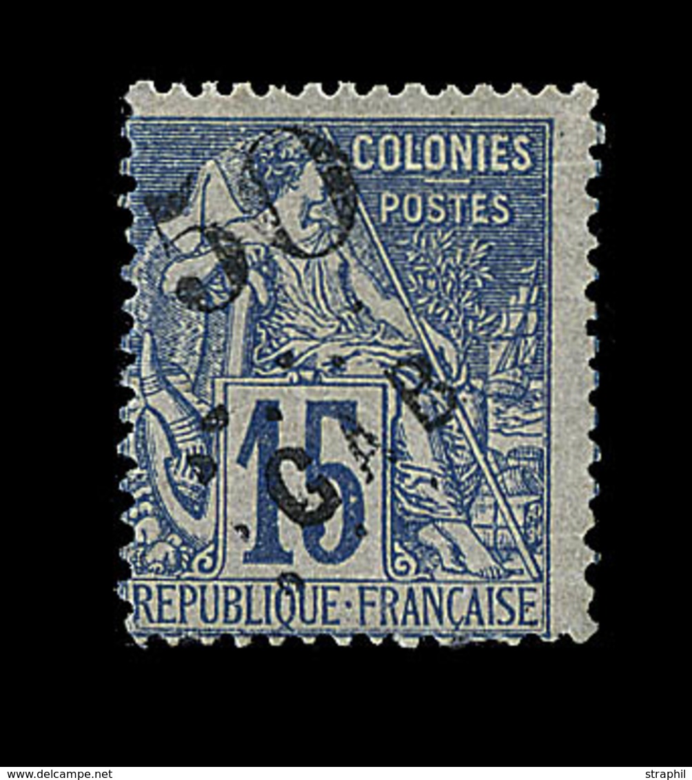 * N°4 - 50 S/15c Bleu - Forte Charn. - TB - Autres & Non Classés