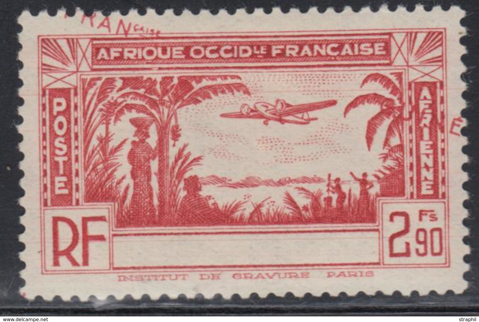 * POSTE AERIENNE N°2 - Surch. "GUINEE FRANCAISE" En Diagonale - TB - Other & Unclassified