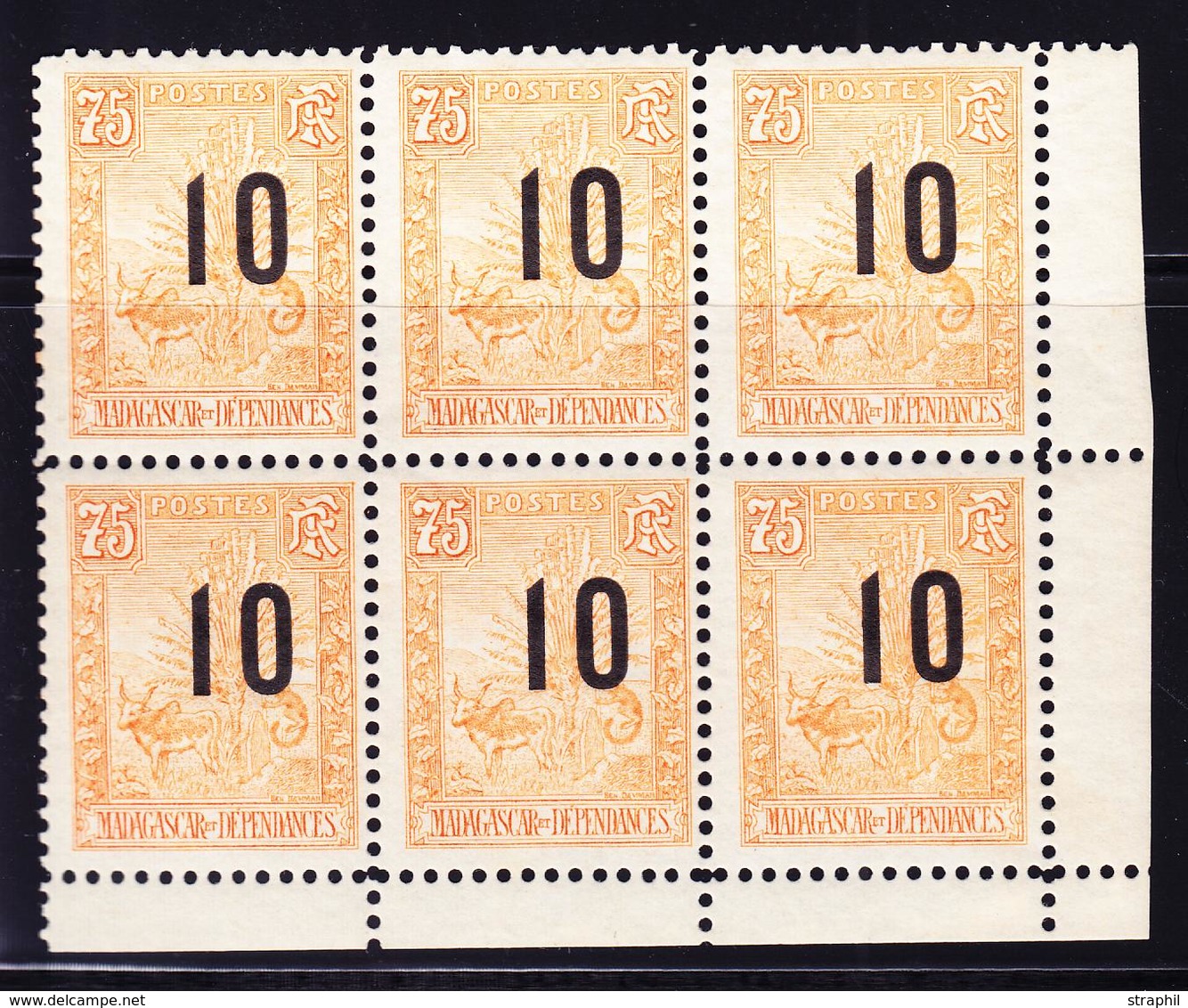 ** N°120 - Bloc De 6 - CDF - 1 Point Rousseur Sinon TB - Other & Unclassified