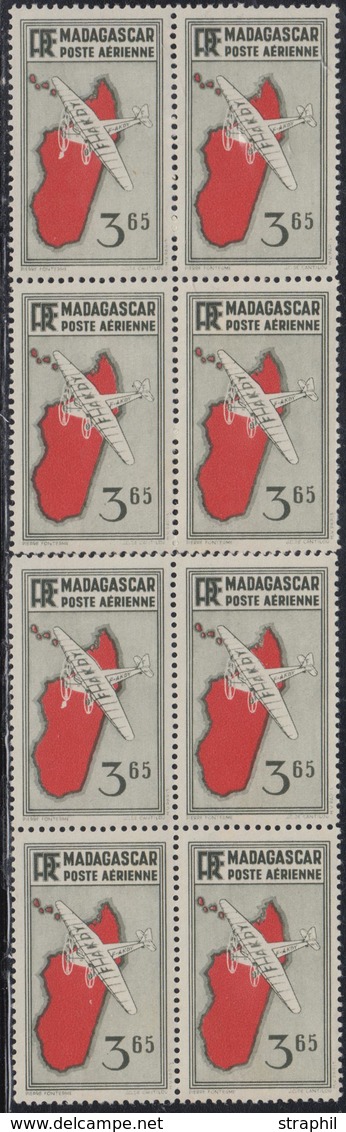 ** POSTE AERIENNE  N°5A X 2 Blocs De 4 - Dt Variété "Sac Postal" - TB - Other & Unclassified