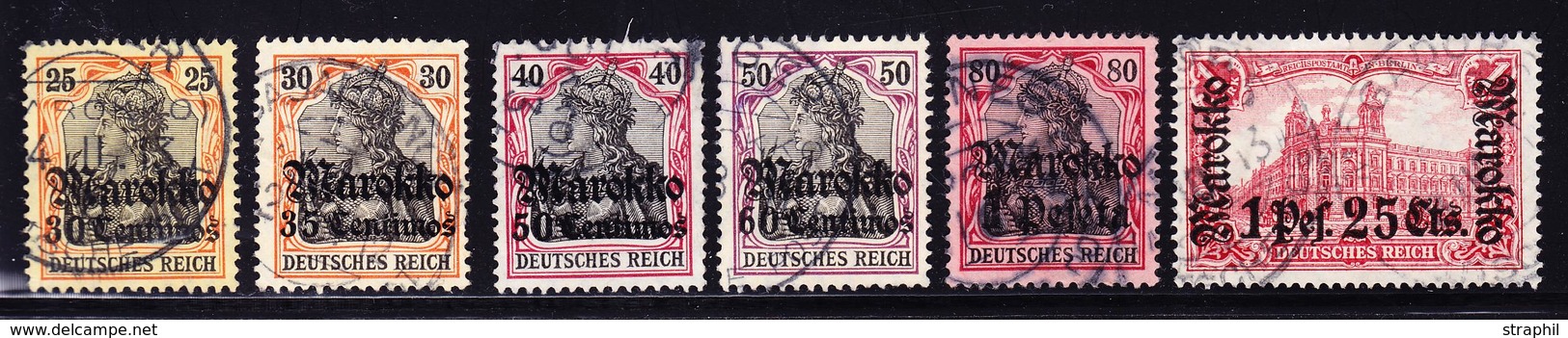 O N°49/54 - TB - Deutsche Post In Marokko