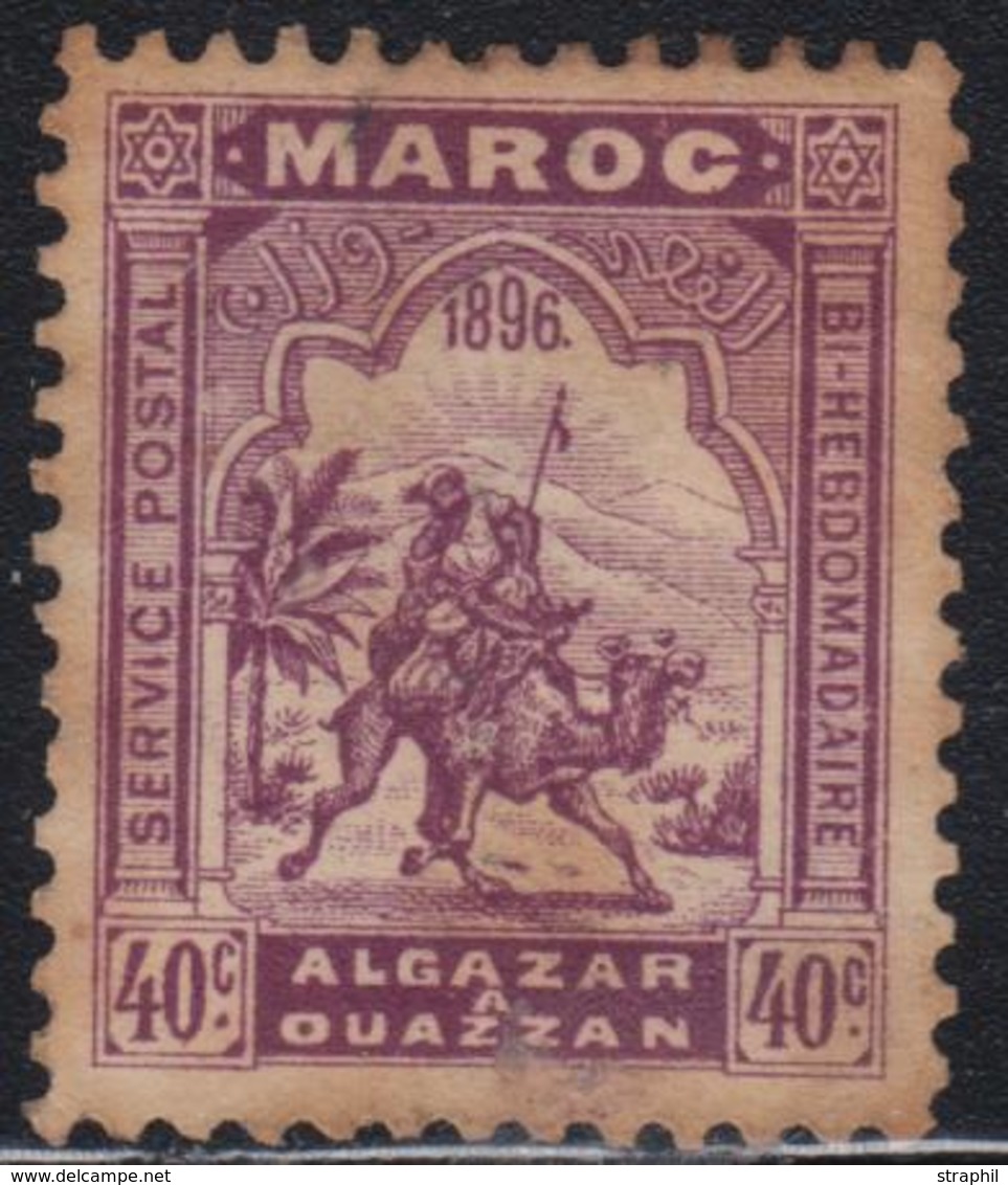 (*) POSTES LOCALES - ALCAZAR à OUEZZAN N°6 - Rousseur - Vide