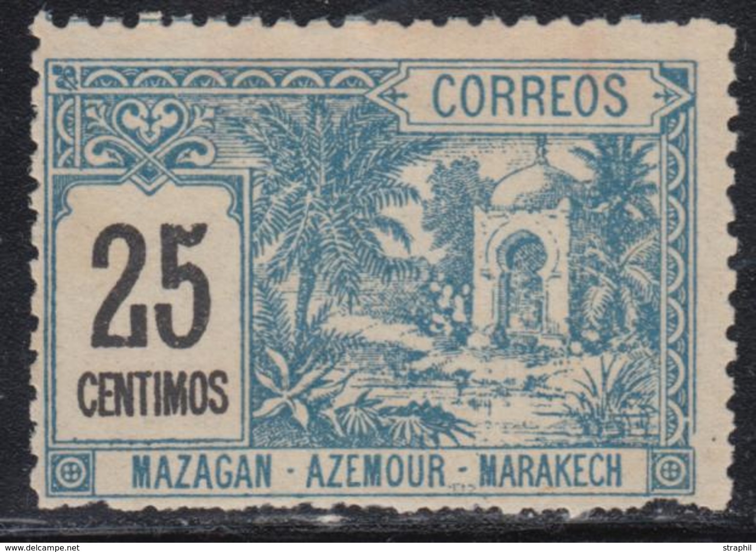 (*) POSTES LOCALES - MAZAGAN à MARRAKECH N°41a - Dentelé 11 - Dentelure Irrégulière - Vide