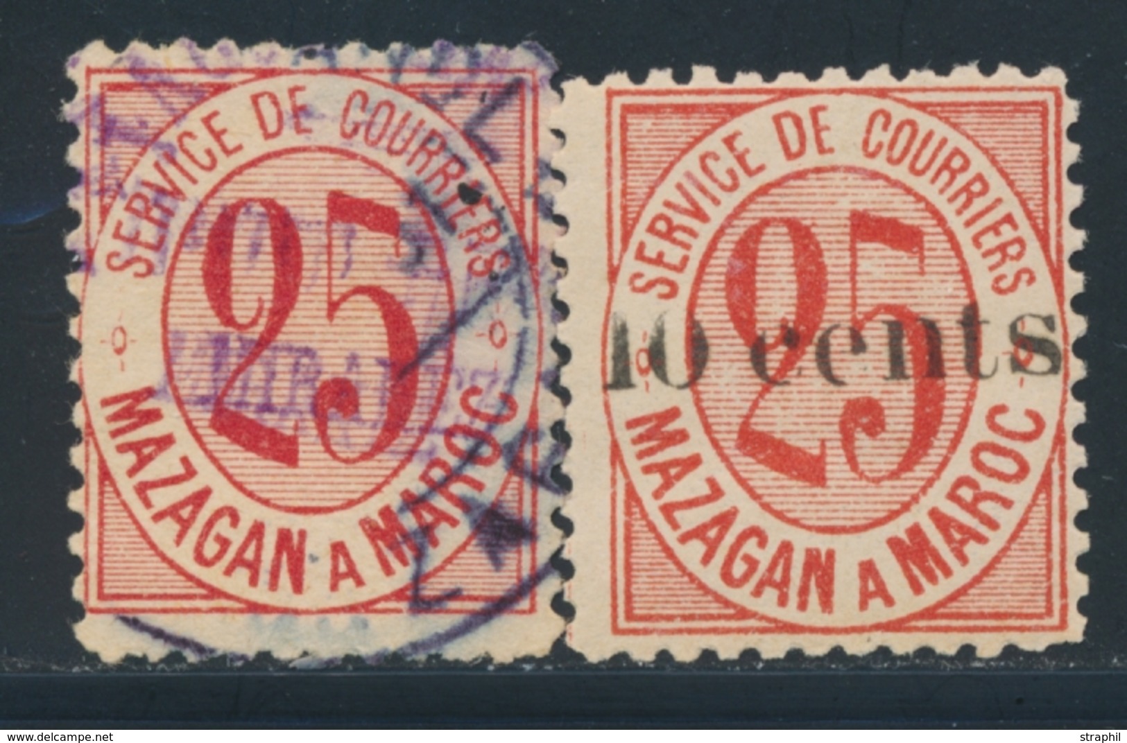 **/O POSTES LOCALES - MAZAGAN à MARRAKECH N°44, 45A - N°45A ** - TB - Vide