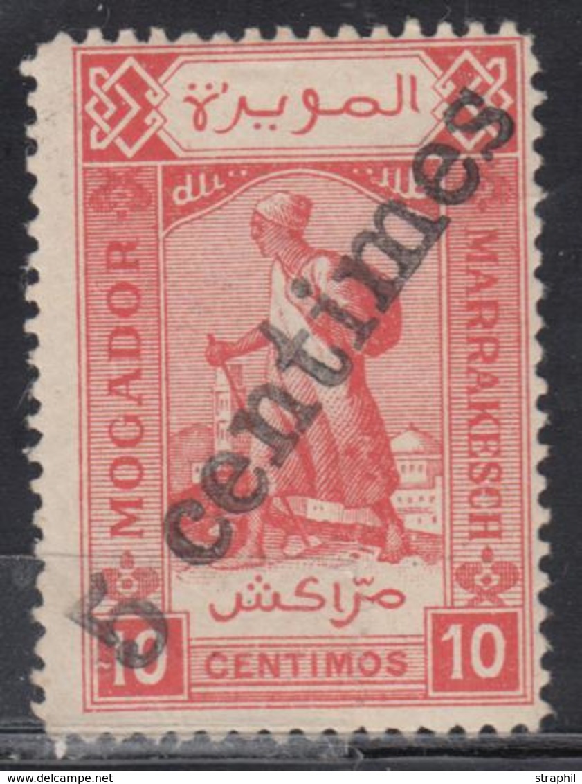 * POSTES LOCALES - MOGADOR à MARRAKECH N°97b - Surch. Oblique Noire - TB - Vide