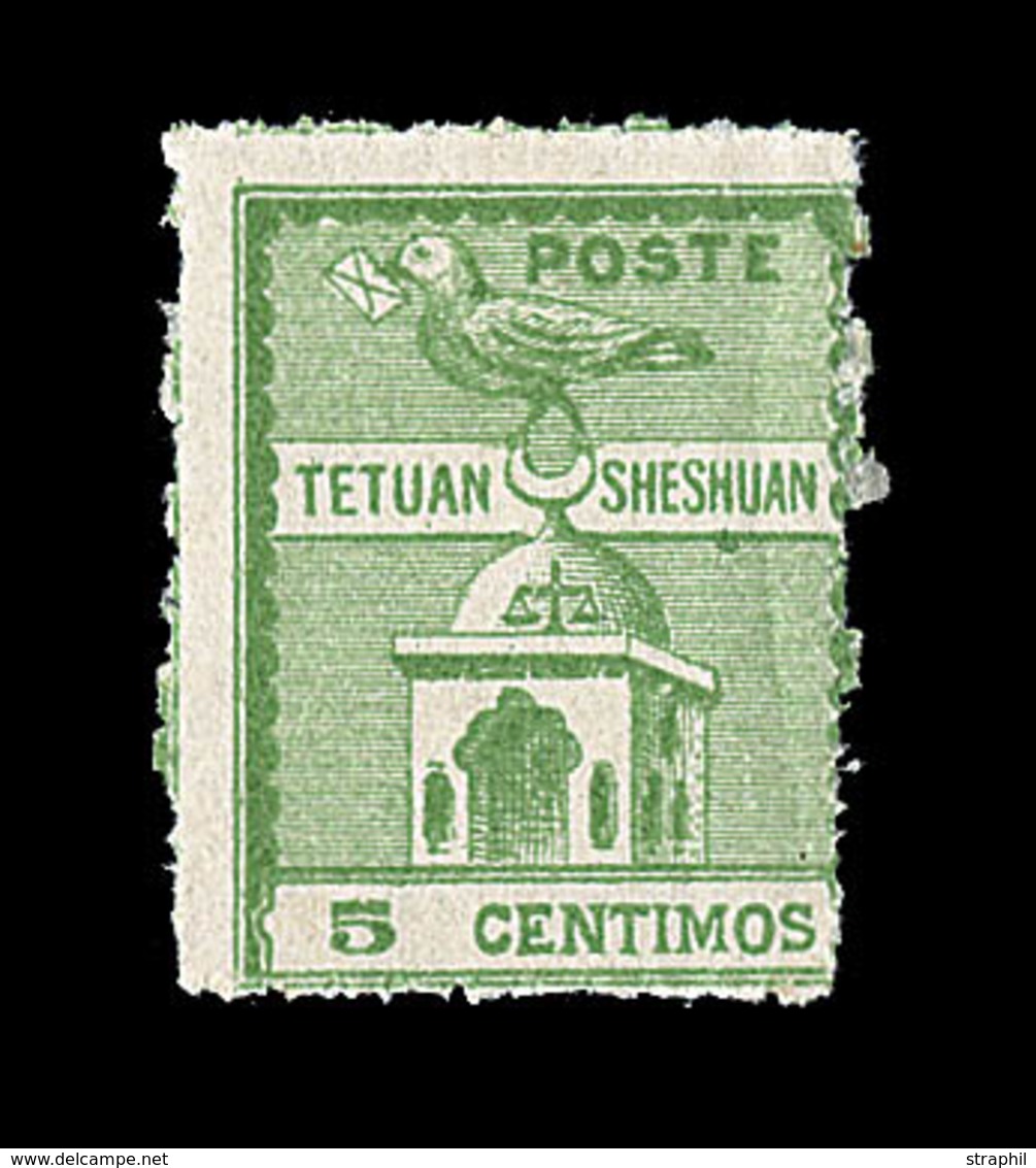 * POSTES LOCALES - TETOUAN à CHECHOUAN N°146 - 5c Vert - TB - Vide