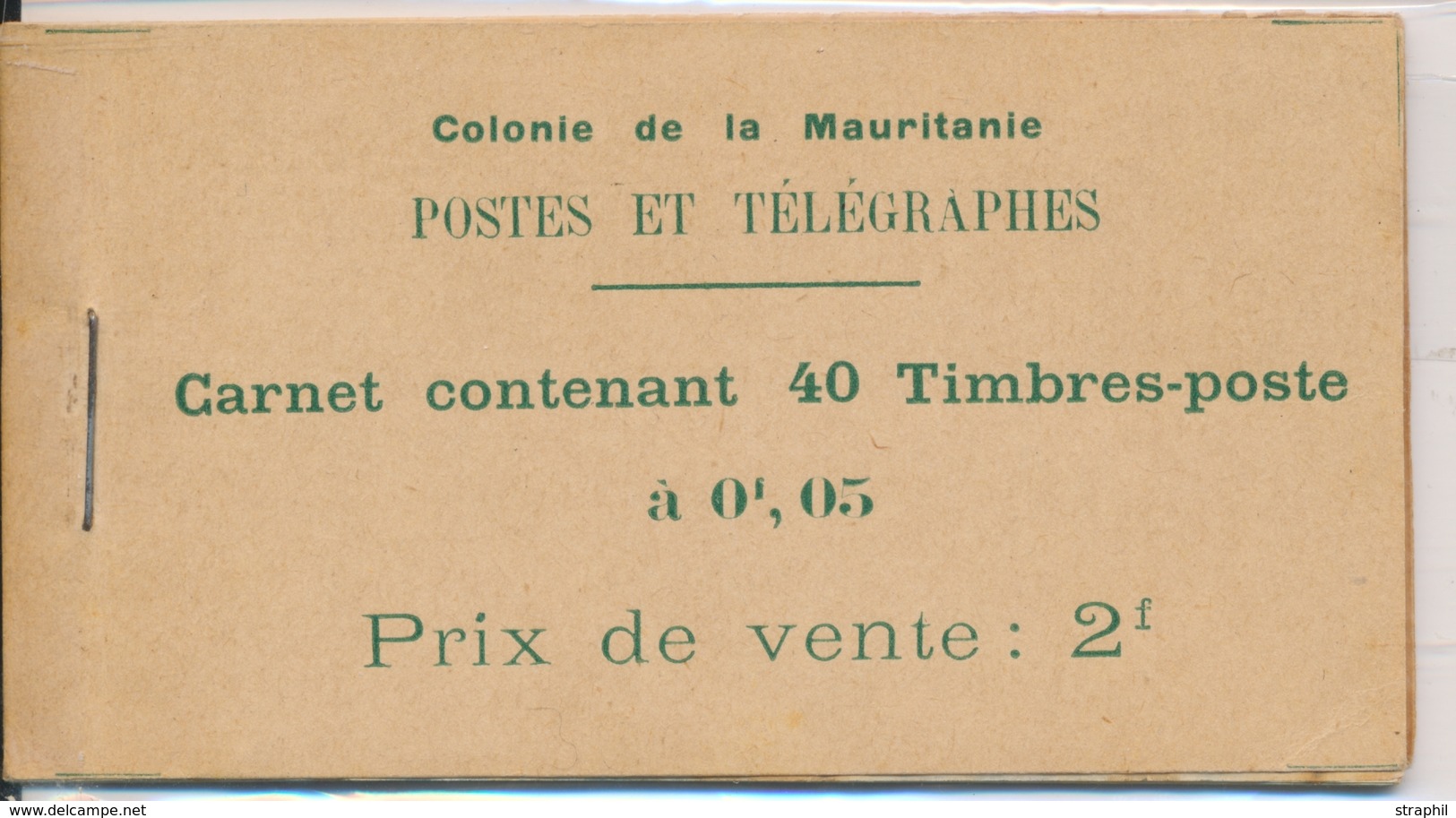 ** CARNETS N°20 - Carnet De 40 T. Au Type C - Gomme Coloniale - TB - Andere & Zonder Classificatie