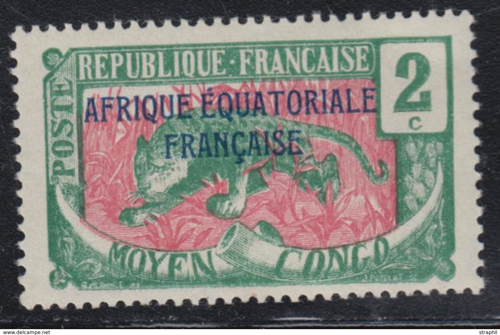 * N°44a - Sans Surcharge "Oubangui Chari" - Signé - TB - Other & Unclassified