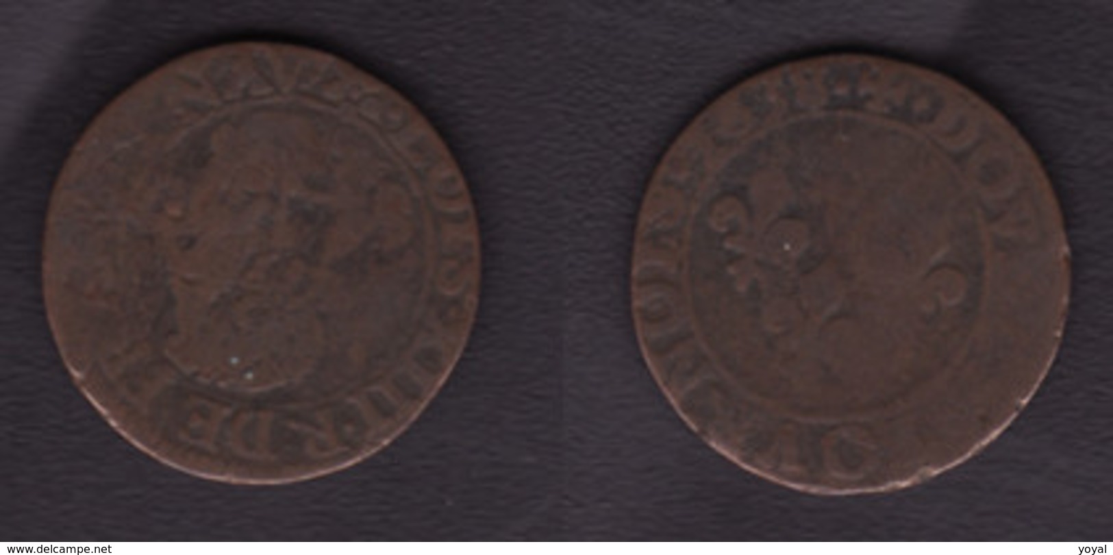 Double Tournois LOUIS XIII 1638 - 1610-1643 Louis XIII Le Juste