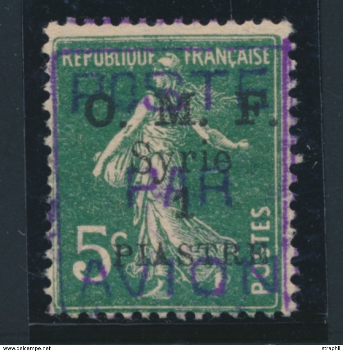 * POSTE AERIENNE  N°1 - 1pi S/5c Vert  - TB - Other & Unclassified