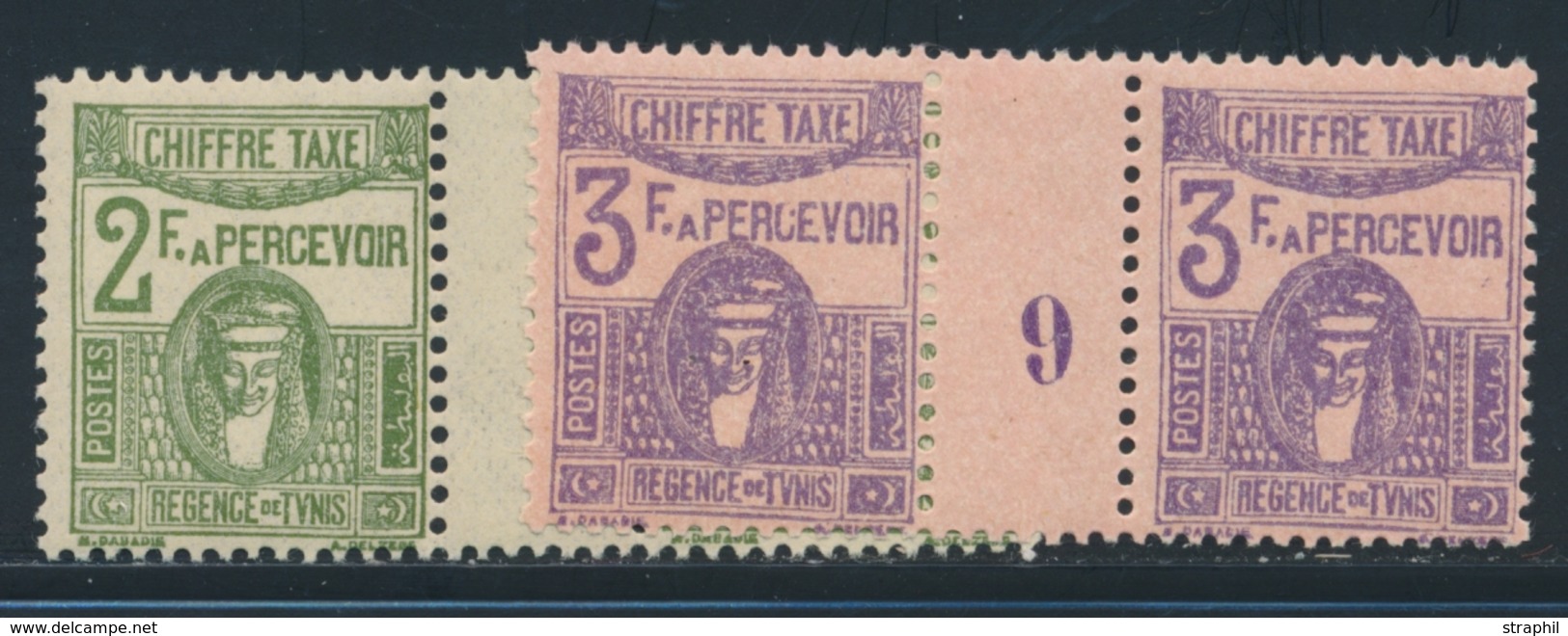 ** MILLESIMES - TAXE N°48/49 - Mill. 3/9 - TB - Other & Unclassified