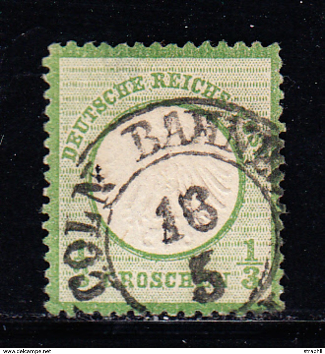 O N°2 - 1/3gr Vert - TB - Used Stamps