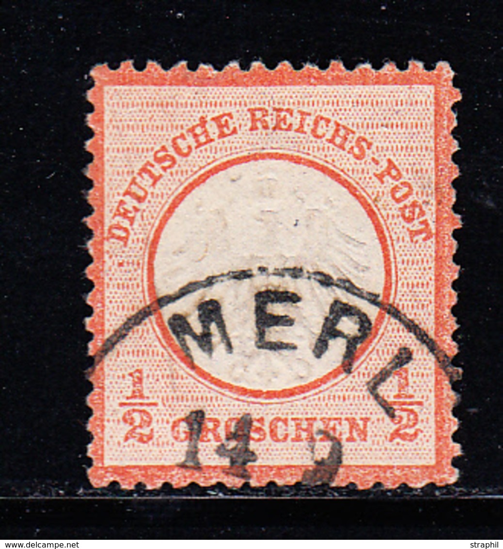 O N°3 - ½g Vermillon - TB - Used Stamps