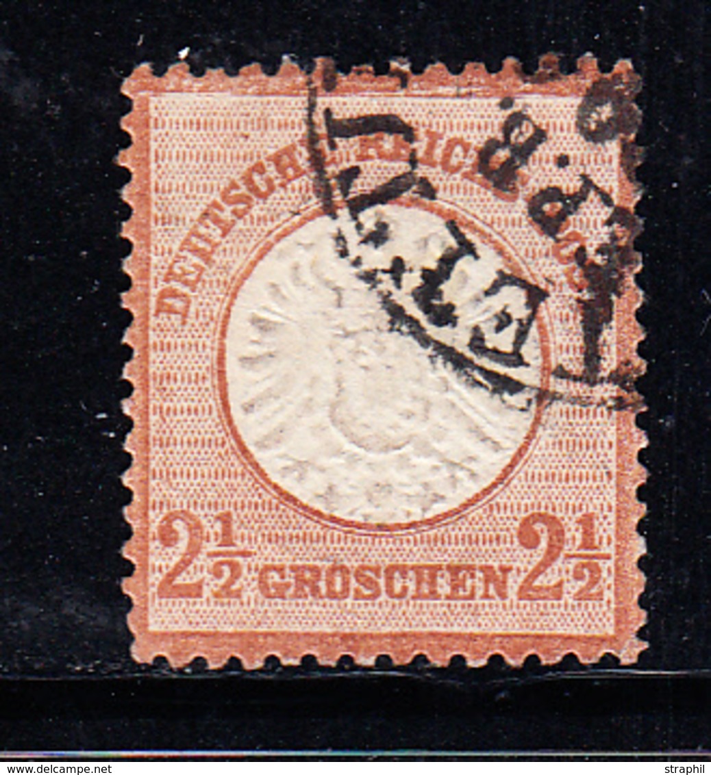 O N°18 - 2½g Brun Rouge - TB - Used Stamps