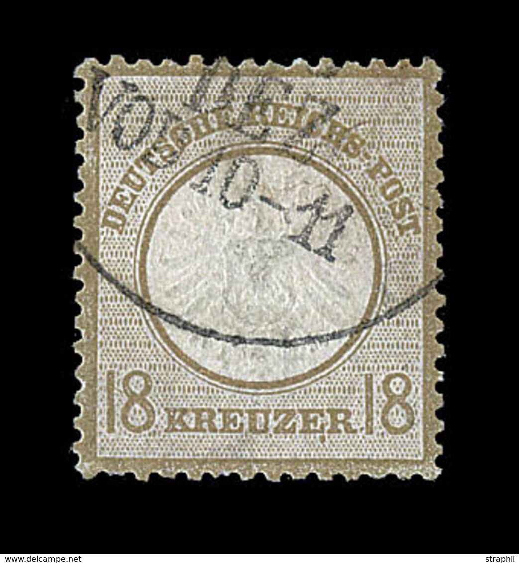 O N°25 - 18k Bistre - TB - Used Stamps