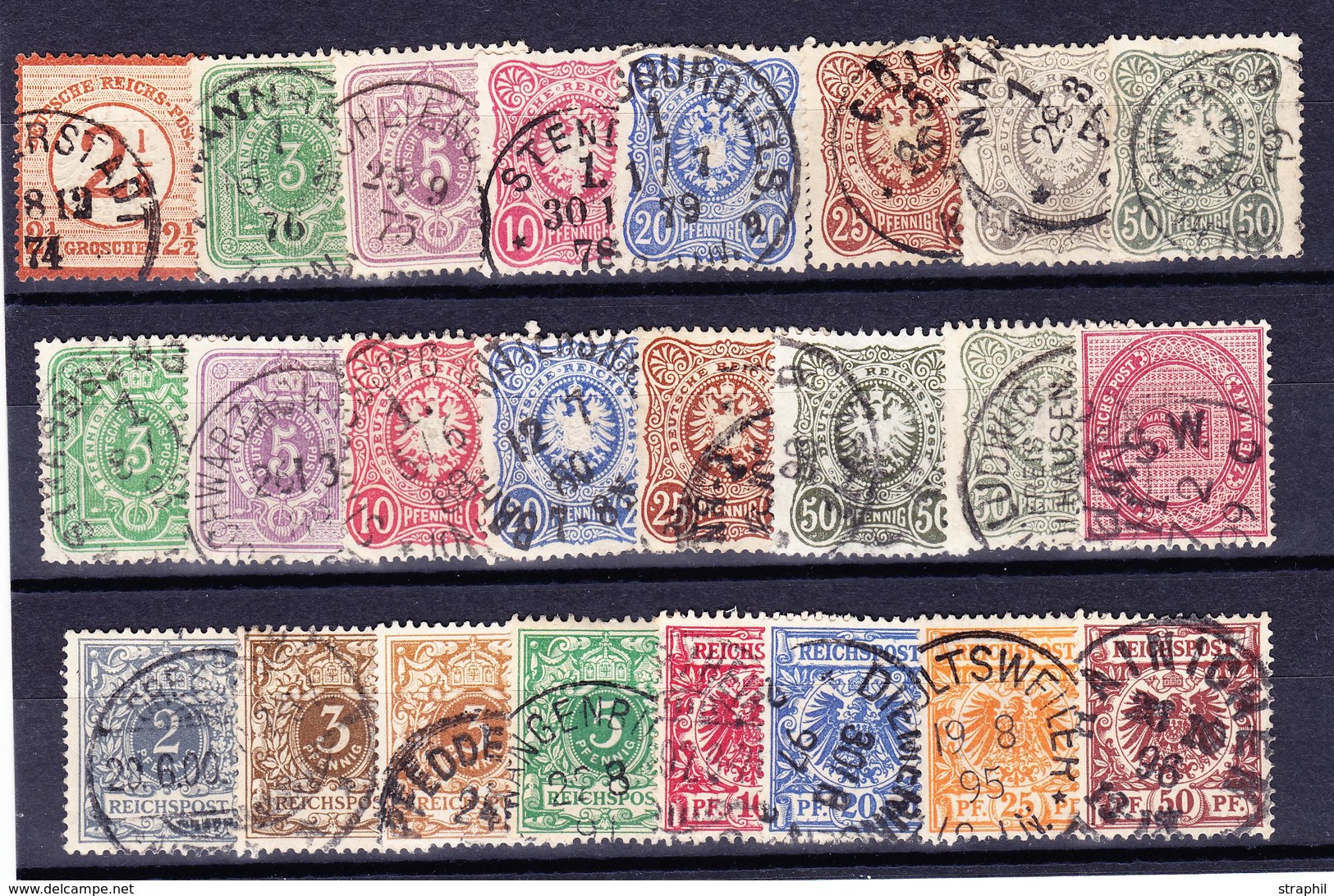 O N°28, 30/41a, 43/50 - 24 T. - Belles Oblit. - B/TB - Used Stamps