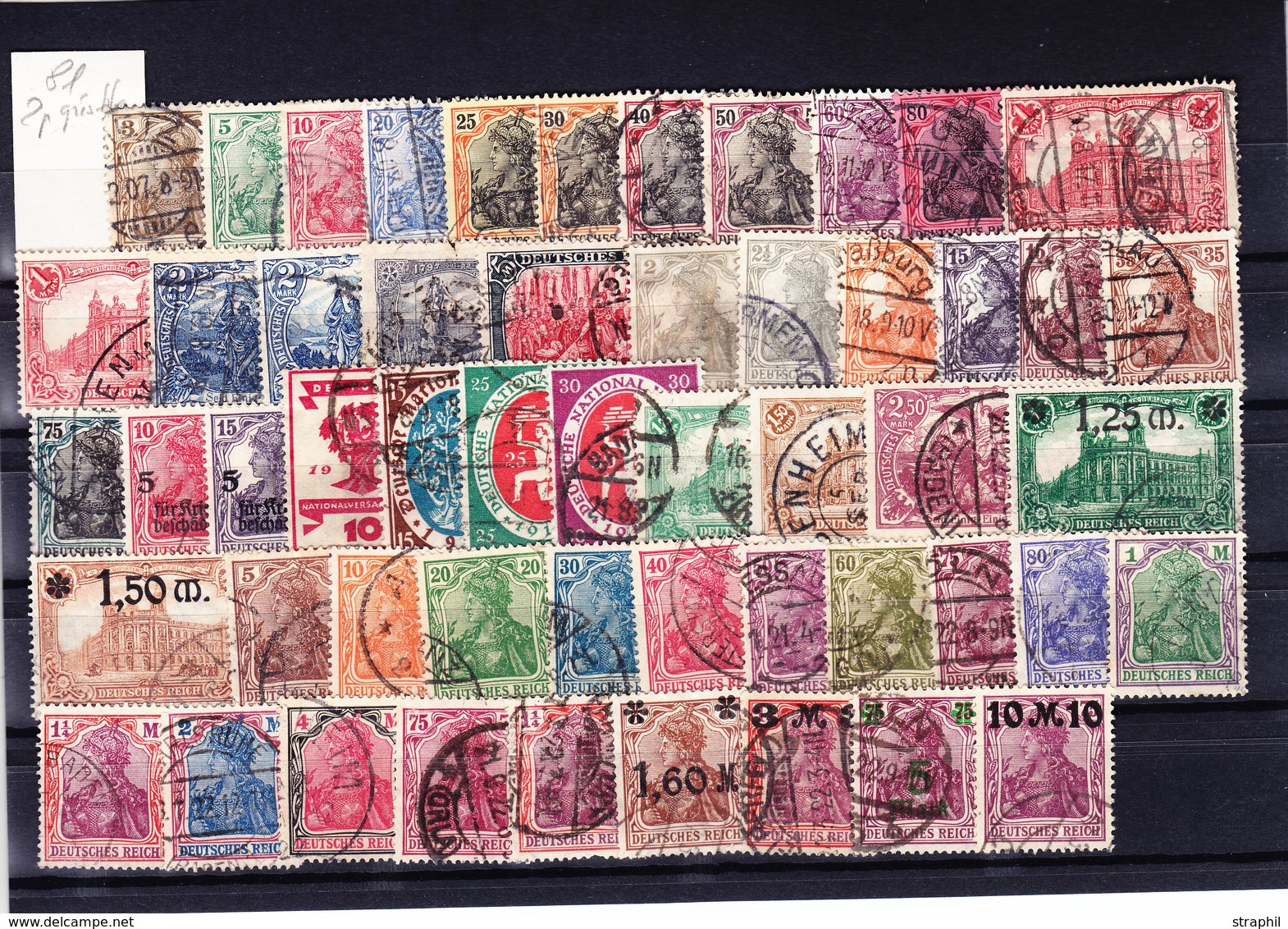 O N°82/137 (sf 118) + 92a Et 93a - 53 T. - Obl. Càd - Ens. TB - Used Stamps