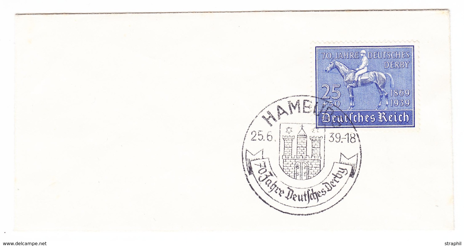 L N°637 (Mi. 698) - 70° Anniv. Derby -  Obl. Illus. Hameur - 25/6/39 - TB - Unused Stamps