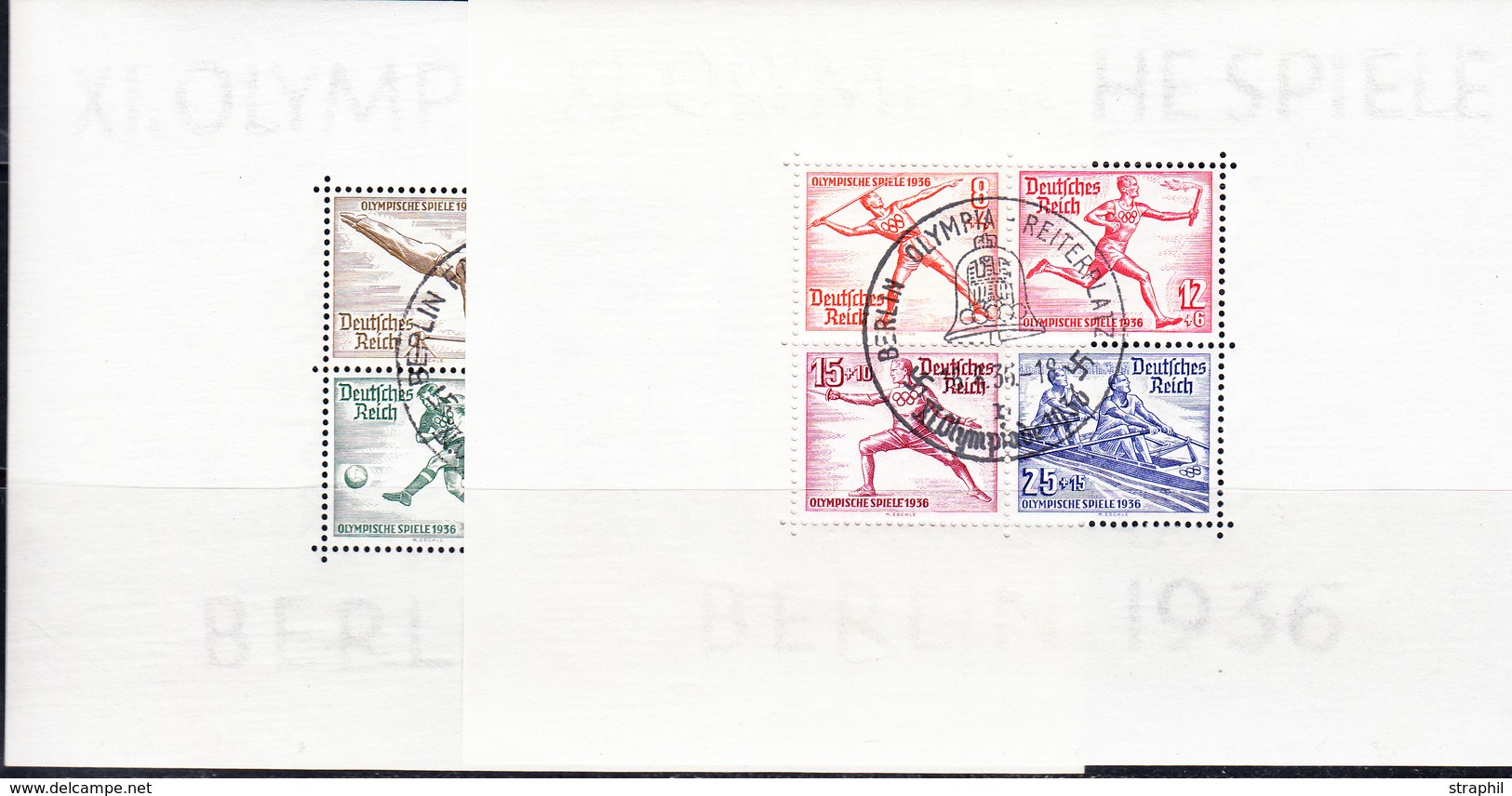 O N°4/5 - Cachet Central Olympique - TB - Blocks & Sheetlets