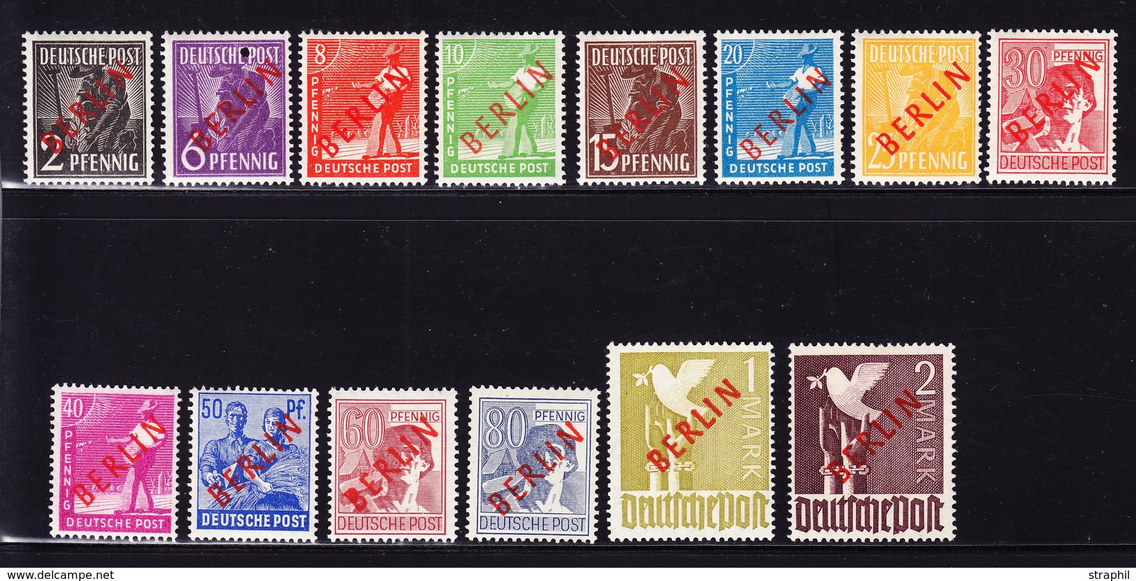 ** N°1/18B - La Série Berlin Rouge - TB - Used Stamps