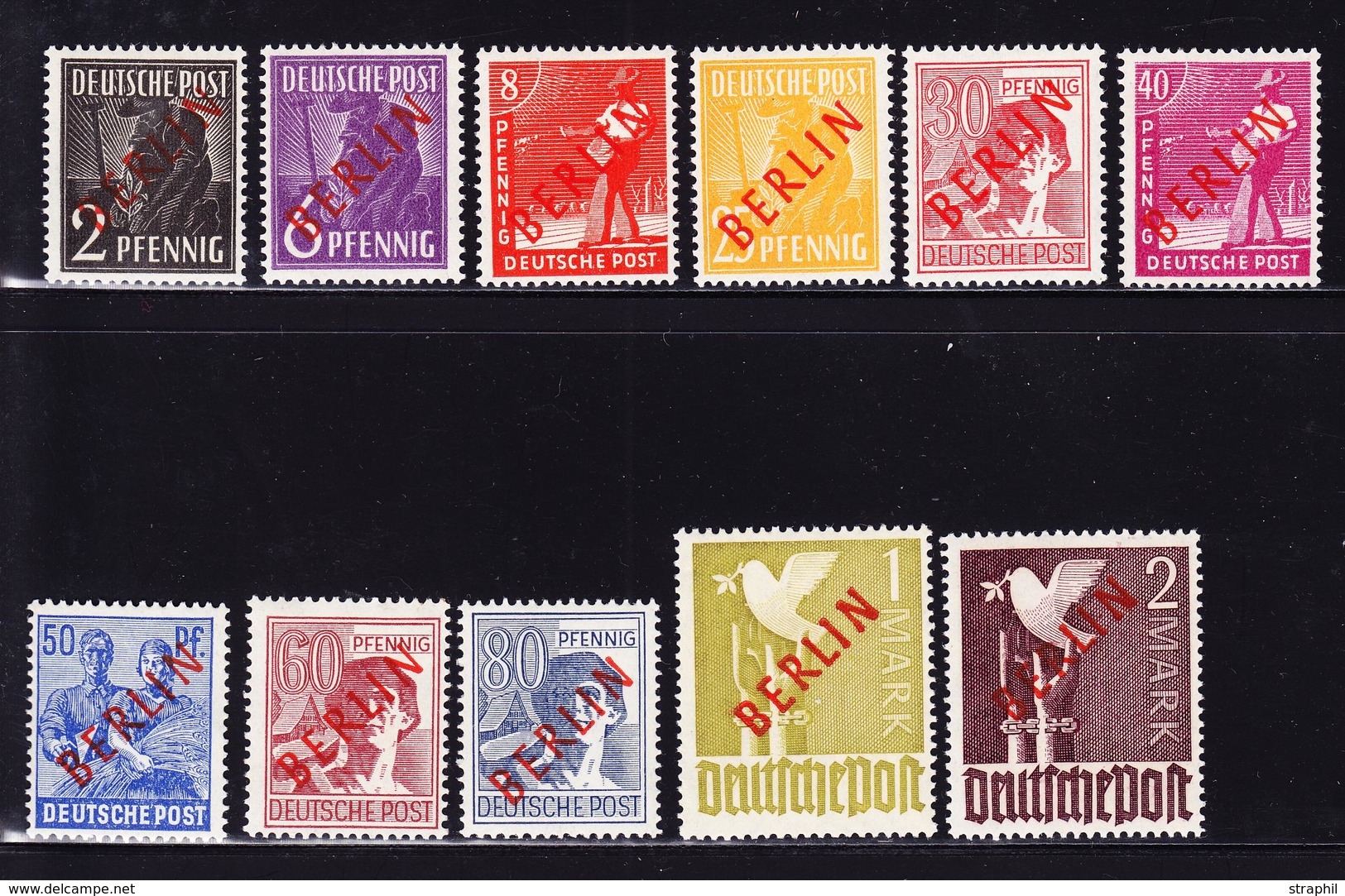 ** N°1/18B Sf N° 4/6 - TB - Used Stamps