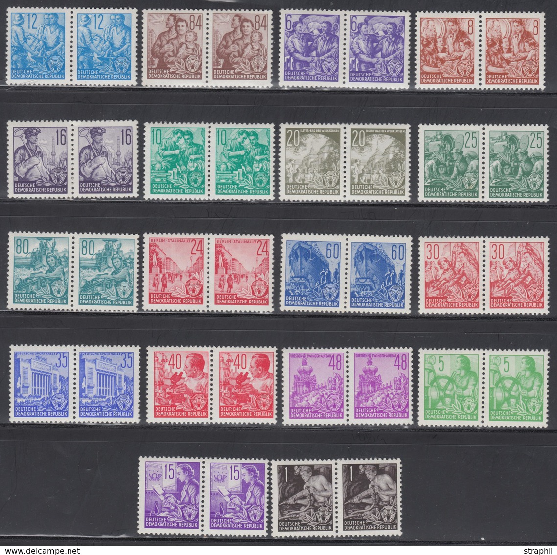 ** N°148/62 - En Paire - TB - Unused Stamps