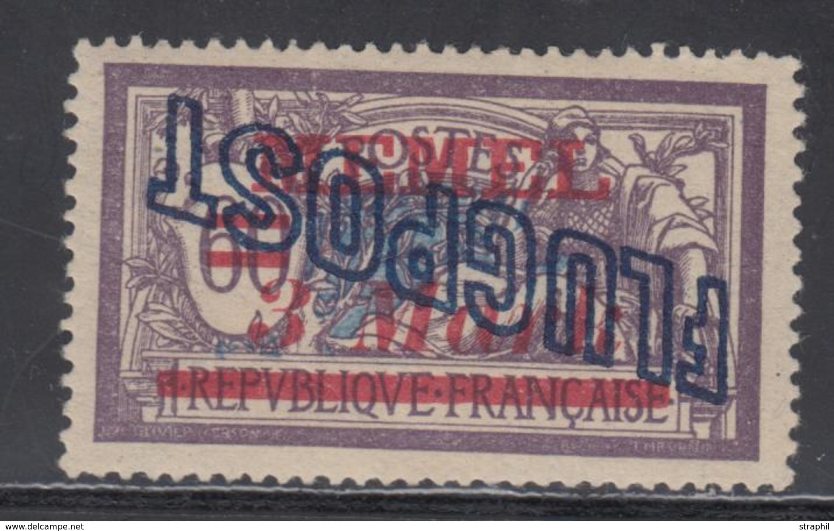 * PA N°6a - Surcharge Renversée - Signé Calves - TB - Memelgebiet 1923