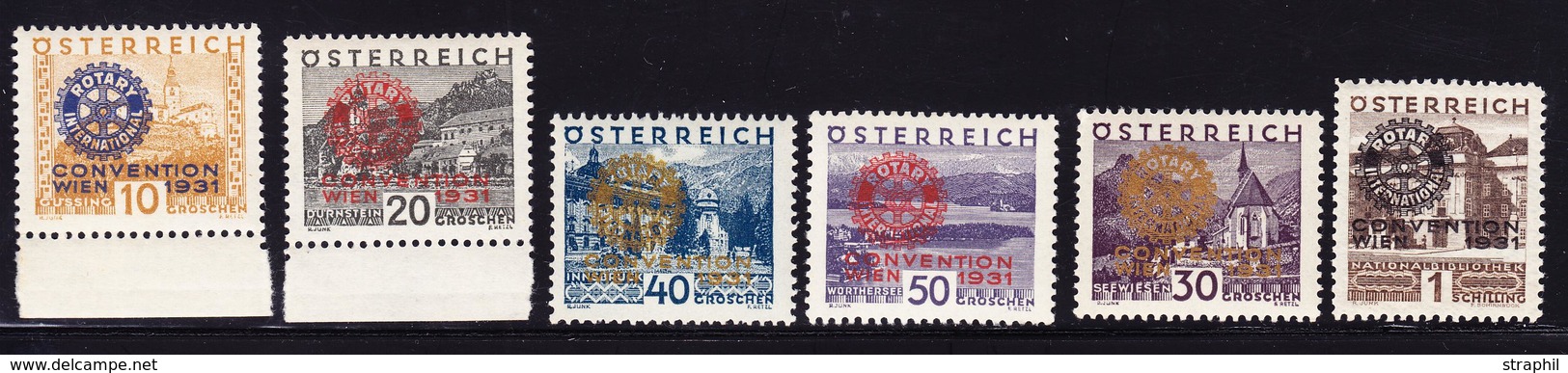 ** N°398A/F - Série ROTARY - TB - Unused Stamps