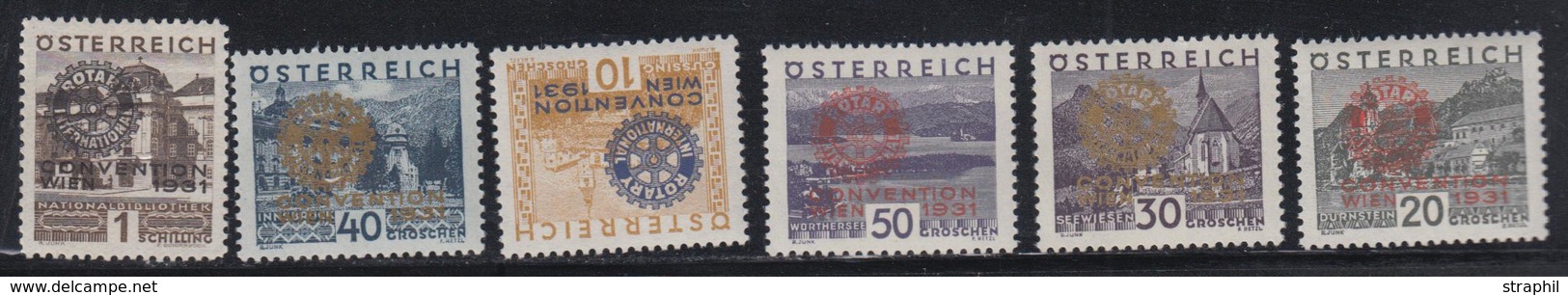 ** N°398A/F - Convention Du Rotary - TB - Unused Stamps