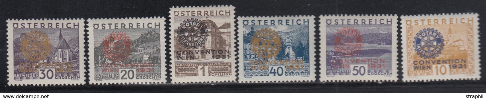 * N°398A/F - Rotary - TB - Unused Stamps