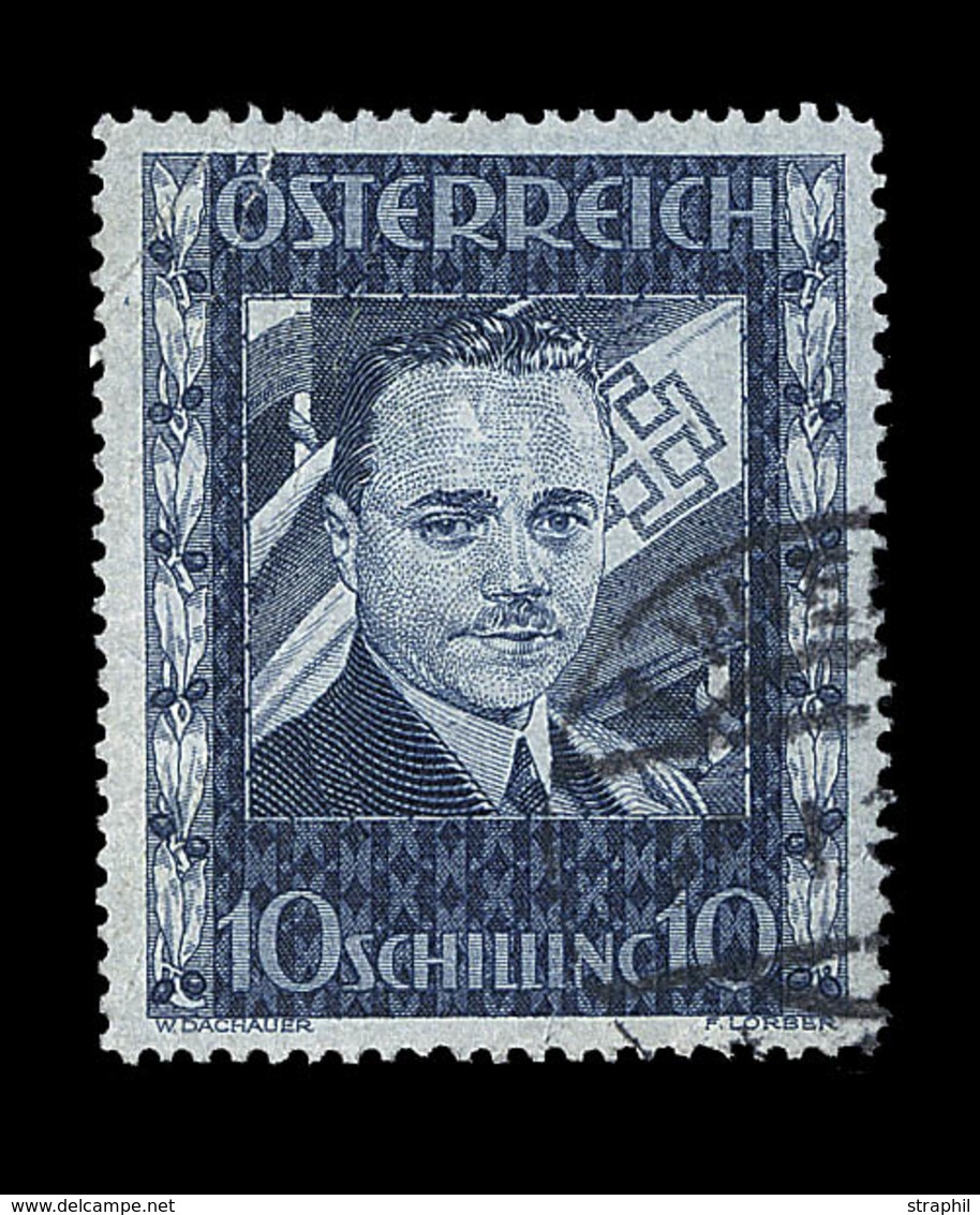 O N°484 - 10sh Bleu DOLLFUSS - Pli D'angle - Sinon TB - Unused Stamps