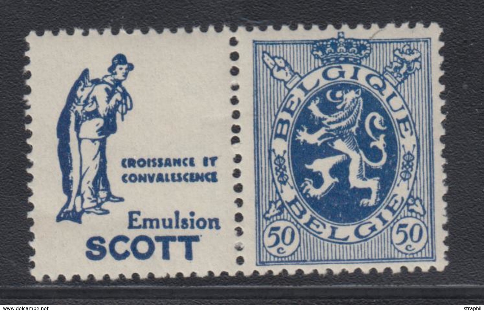 ** N°285 Avec Pub Scott - TB - 1849 Epaulettes