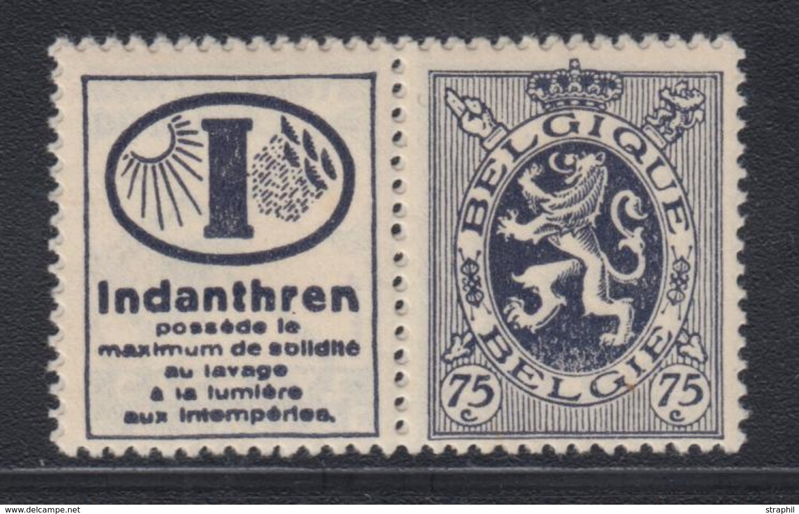 ** N°288 Avec Pub Idanthren  - TB - 1849 Schulterklappen