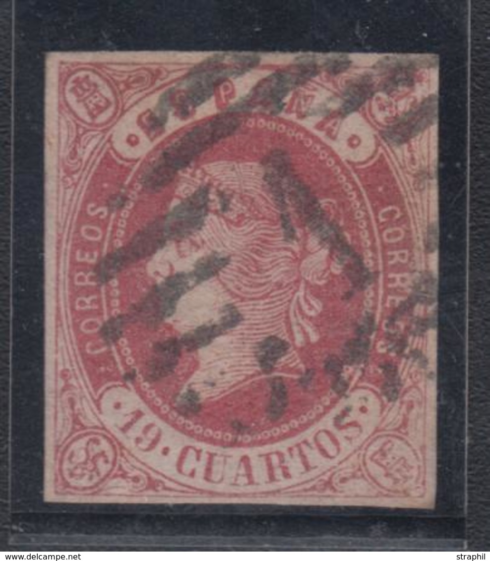 O N°56 - 19c Rose S/gris - Signé Behr + Certificat - TB - Unused Stamps