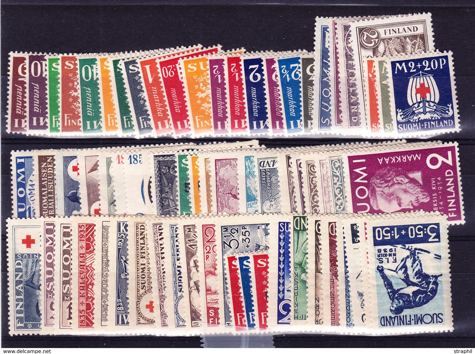 **/* N°141/202, 154a - Maj. ** - TF - TB - Unused Stamps