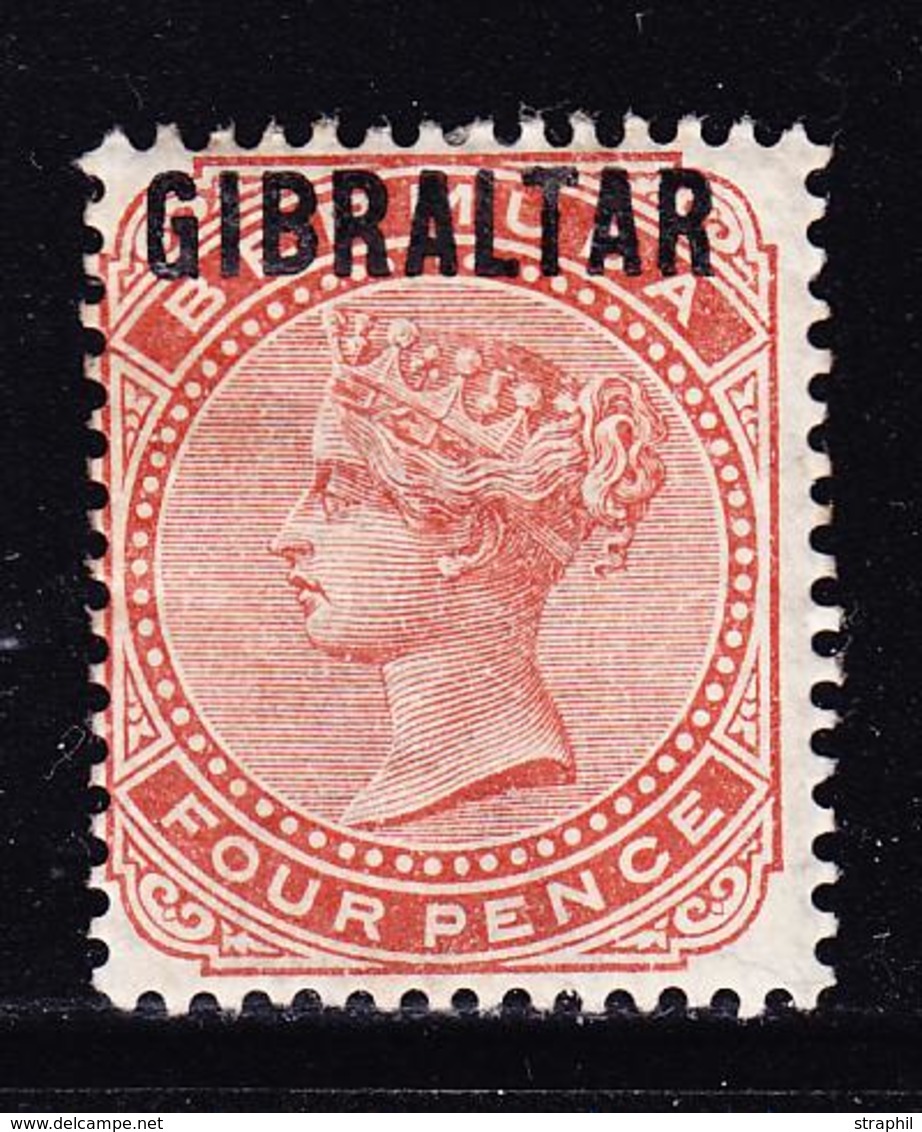 * N°5 - 4p Brun Orange - TB - Gibraltar