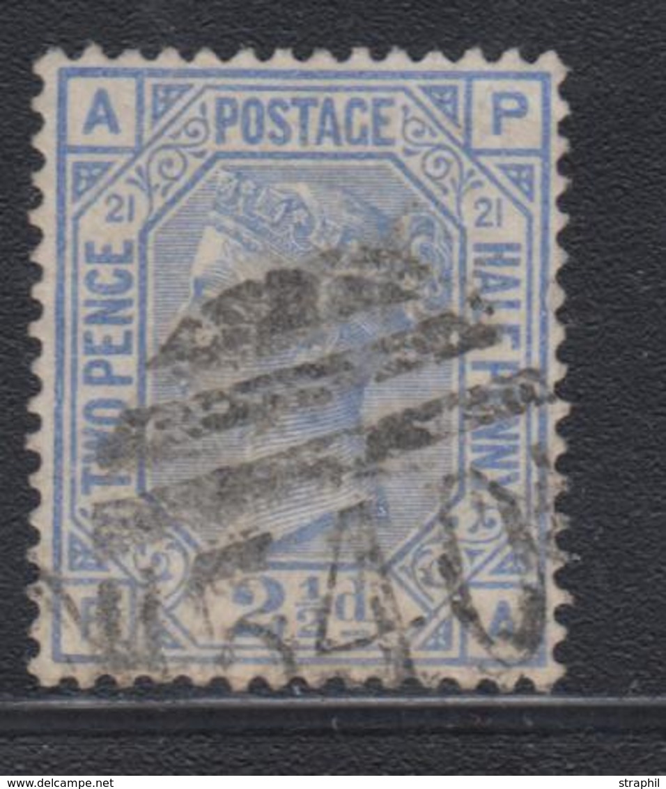 O N°62 - 2½ Bleu X 20 - Obl. Variées - B/TB - Used Stamps
