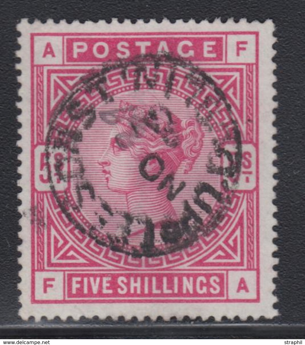 O N°87 - 5s Rouge  - Obl Centrale - TB - Used Stamps