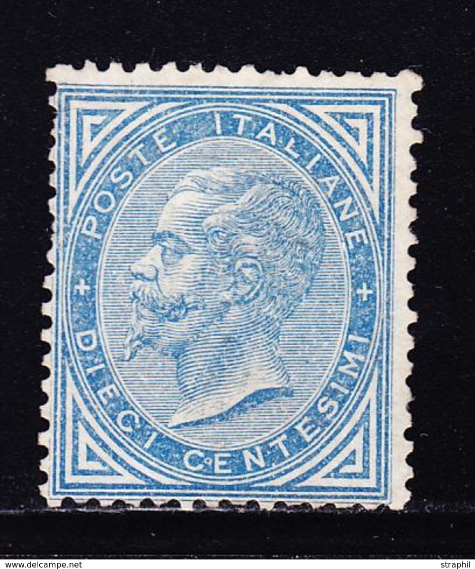 (*) N°16 - 10s Bleu - 1 Dent Manquant - B/TB - Mint/hinged