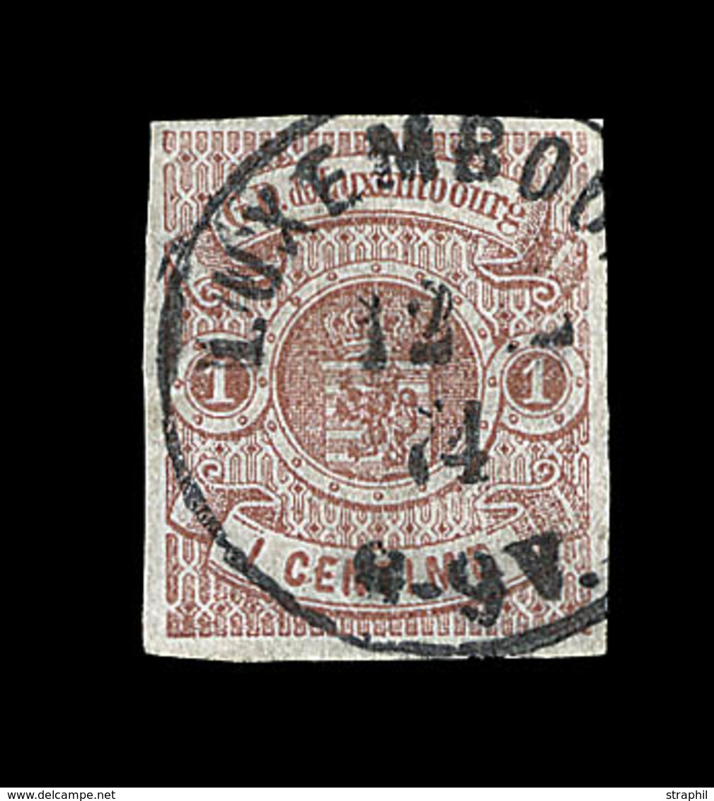 O N°3 - 1c Brun Clair - TB - 1852 Guillaume III