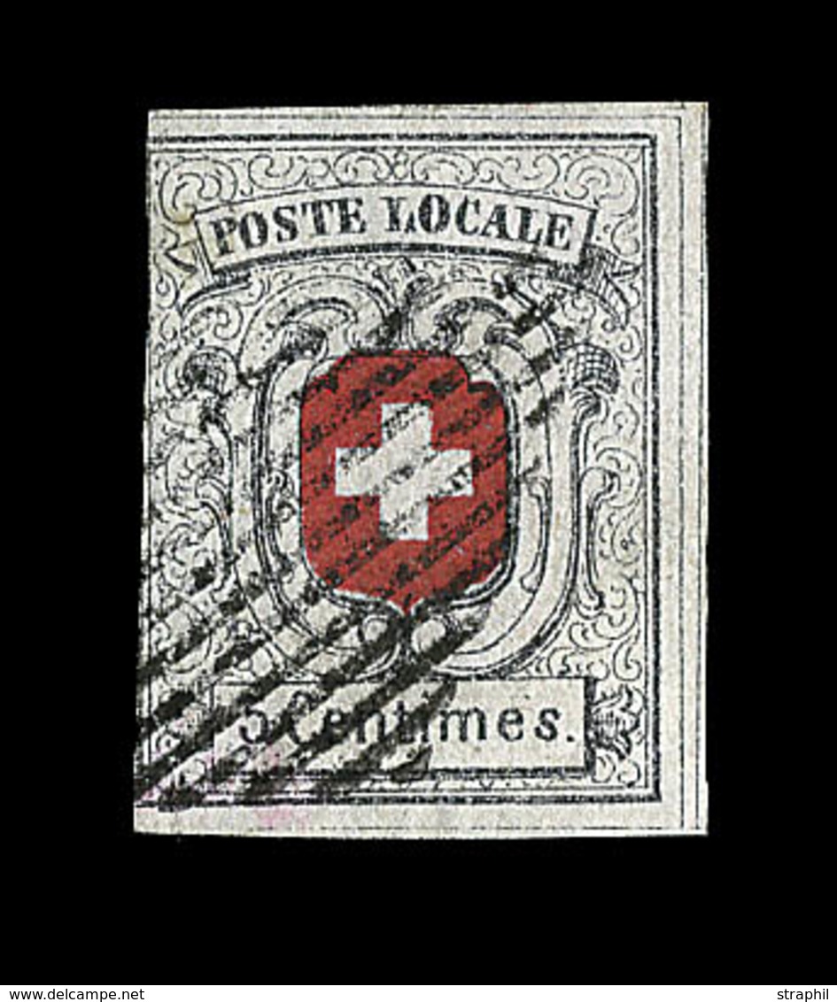 O N°11 ( N°7) - 3 Belles Marges - 1 Marge Touchée - Signé Brun /CALVES - TF - Bel Asp. - 1843-1852 Kantonalmarken Und Bundesmarken