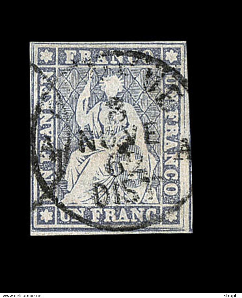 O N°27 (N°31a) - TB - 1843-1852 Timbres Cantonaux Et  Fédéraux