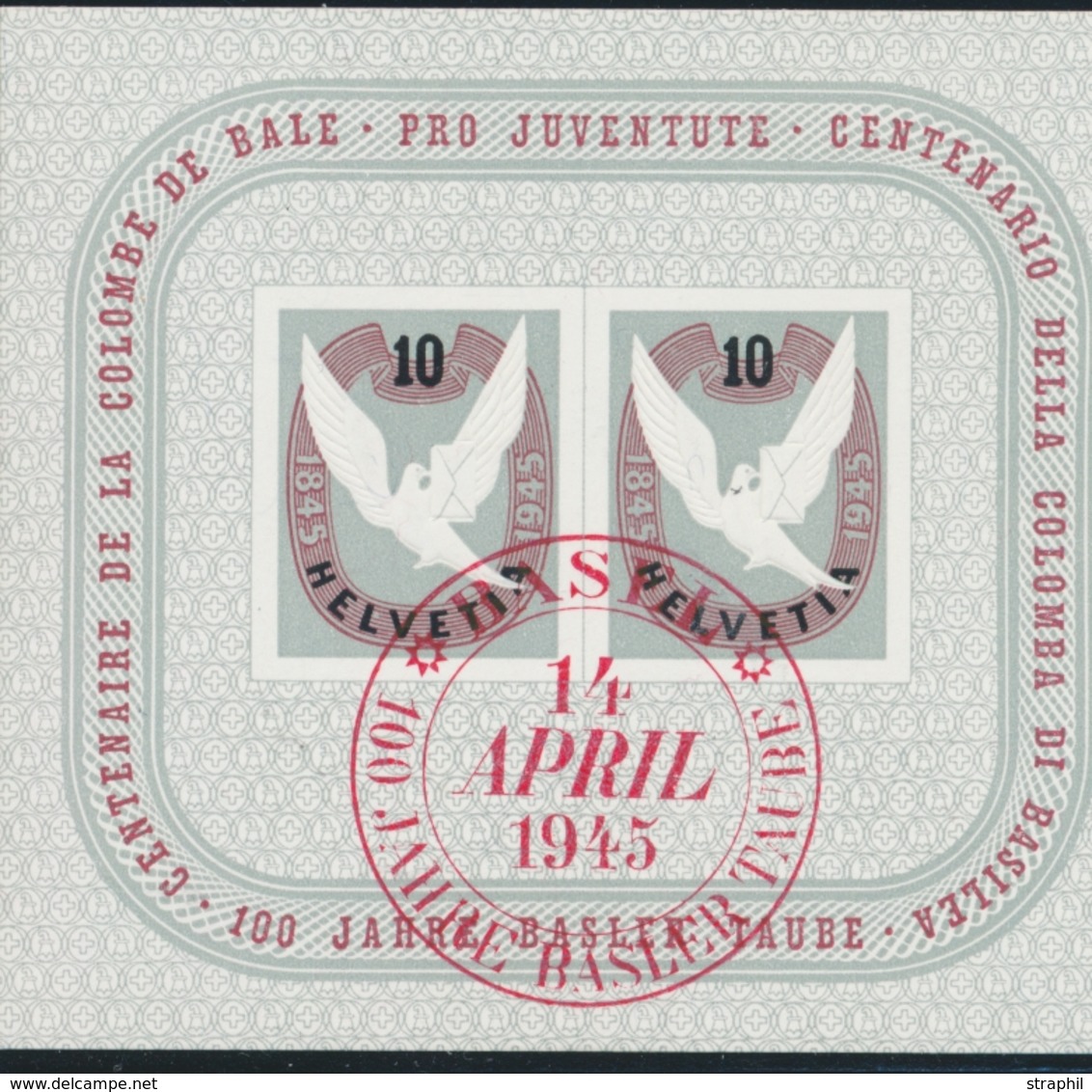 O N°12 - PROJUVENTUTE 1945 - TB - Blocks & Sheetlets & Panes